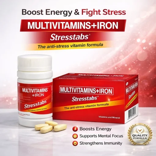 Multivitamins + Iron (Stresstabs) Tablet the Inti-Stress Vitamin Formula