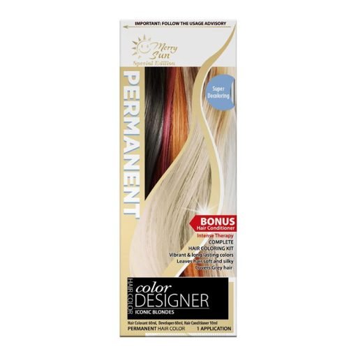 Merry Sun Permanent Hair Coloring Kit Super Decoloring By Merrysun Corporation