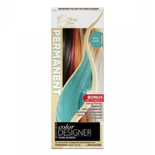 Merry Sun Permanent Hair Coloring Kit Turquoise By Merrysun Corporation