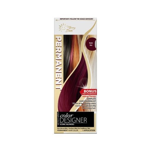 Merry Sun Permanent Hair Coloring Kit Violet Red By Merrysun Corporation