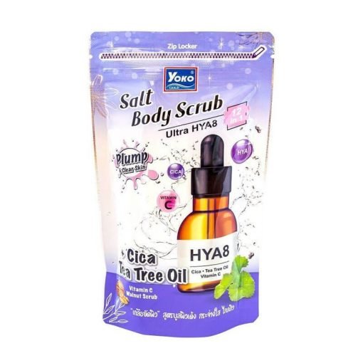 Yoko Salt Body Scrub Ultra HYA8 Made in Thailand