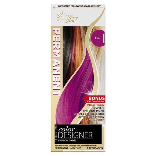 Merry Sun Permanent Hair Coloring Kit Pink By Merrysun Corporation