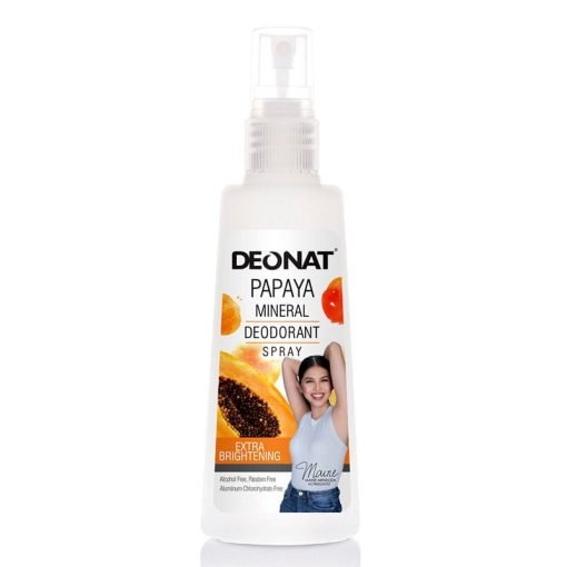 Deonat Papaya Mineral Deodorant Underarm Spray 100ml Product of Thailand