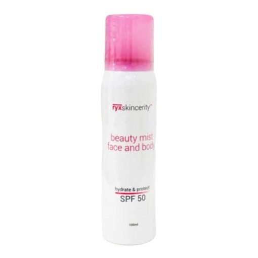 Ryxskincerity Beauty Mist Face and Body Hydrate & Protect Spf 50
