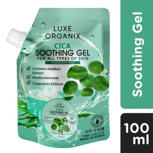 Luxe Organix Cica Soothing Gel 100ml Made in Korea