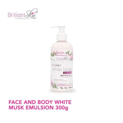 Brilliant Skin Essentials Face and Body White Musk Emulsion 300g