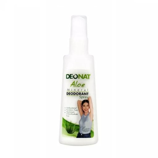 Deonat Aloe Mineral Deodorant Underarm Spray 100ml Product of Thailand
