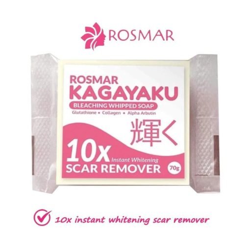 Rosmar Kagayaku Bleaching Whipped Soap 10x Instant Whitening Scar Remover