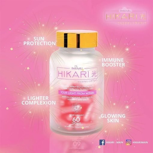 Beauty&U Hikari Ultra Premium Japan Glutathione With Oral Sunblock And Photoprotection Technology