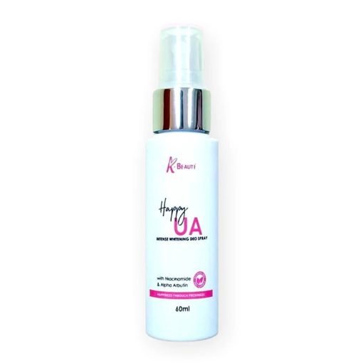 K-Beaute Happy UA Intense Whitening Deo Spray With Niacinamide & Alpha Arbutin 60ml