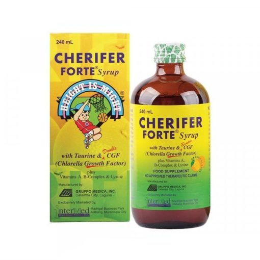 Cherifer Forte Syrup with Taurine & CGF (Chlorella Growth Factor)