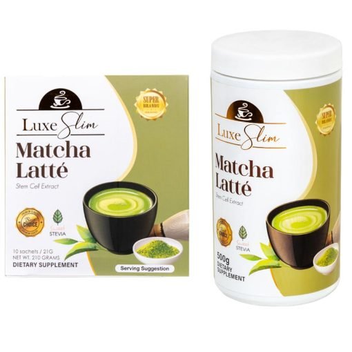 Luxe Slim Matcha Latte With Stem Cell Extract 10 Sachets/21g & 500g