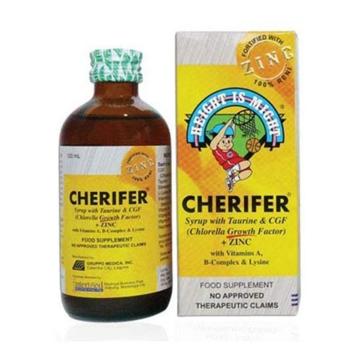 Cherifer Forte Syrup with Taurine & CGF (Chlorella Growth Factor) with Zinc