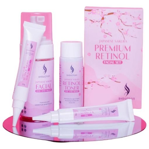 Syduction Japanese Premium Sakura Retinol Facial Set