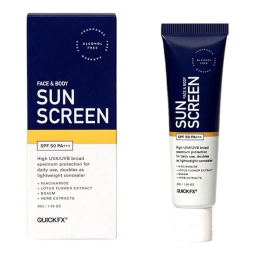 QUICKFX Face & Body Sunscreen SPF50 PA+++ 30g