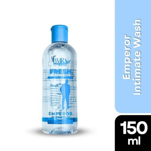 BMRS Fresh All Day Emperor Intimate Wash, Masculine wash with cooling effect 150ml
