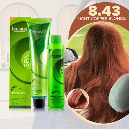 Bremod Performance 8.43 Light Copper Blonde Hair Color with Oxidizer
