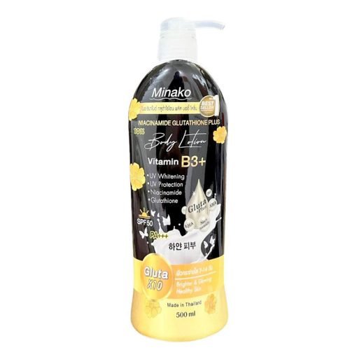 Minako Niacinamide Glutathione Plus 10% Body Lotion 500ml