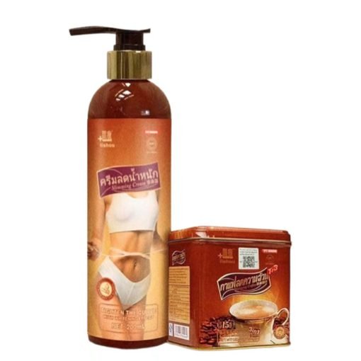Lishou 3 in 1 Slimming Coffee & Slimming Cream with Whitening Effect Made in Thailand