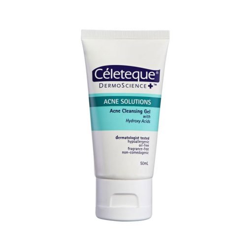 CELETEQUE DermoScience Acne Solution Acne Cleansing Gel with Hydroxy Acids 50ml