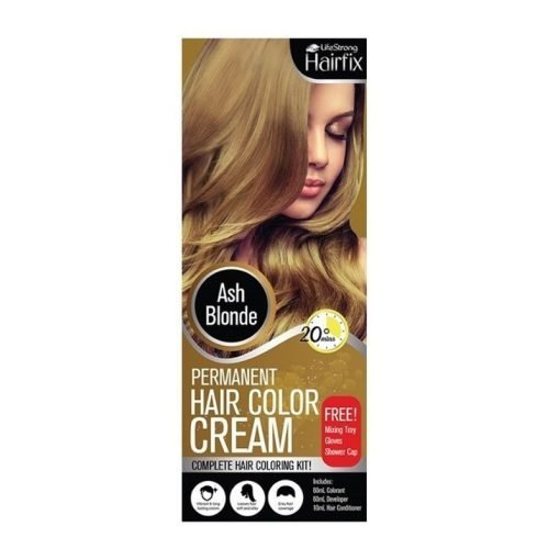 Hairfix Ash Blonde Permanent Hair Color Cream Kit