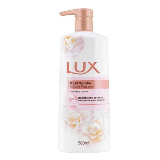 Lux Bright Camellia Delicate Fragrance Brightening Essence Body Wash 500ml