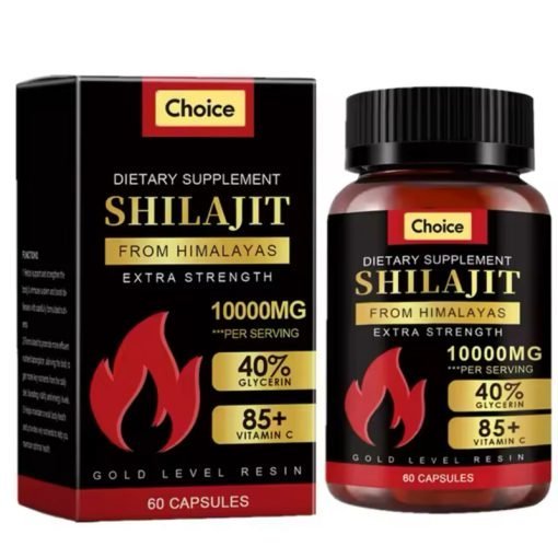 SHILAJIT From Himalayas Extra Strength 10000mg x 60 Capsules