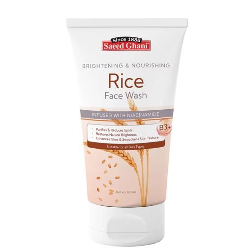 Saeed Ghani Brightening & Nourishing Rice Face Wash