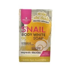 Precious Skin Snail Body White Golden Soap