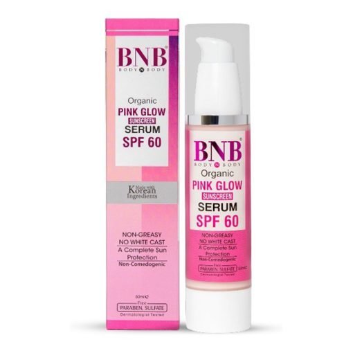 BNB Organic Pink Glow Sunscreen Serum SPF-60 50ml
