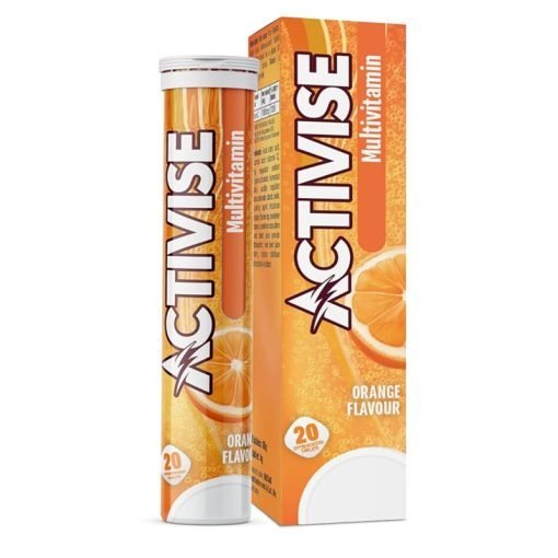 Activise Multivitamin Effervescent Tablets Orange Flavour 20 Tablets