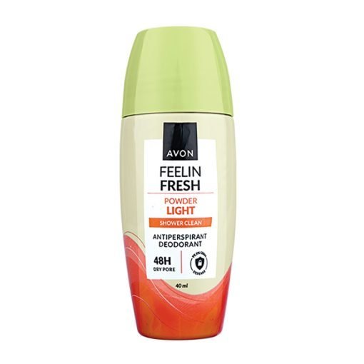 Avon Feelin Fresh Powder Light Shower Clean Anti-Perspirant Deodorant Roll-On 40ml