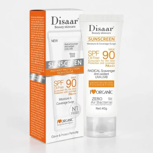 Disaar Sunscreen Instant Protection Skin Color SPF 90 PA+++ 40g