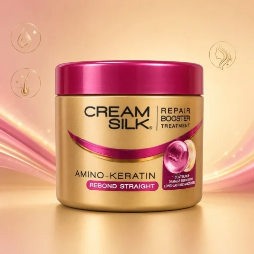 Cream Silk Repair Booster Treatment Amino-Keratin Rebond Straight – Hair Treatment Mask