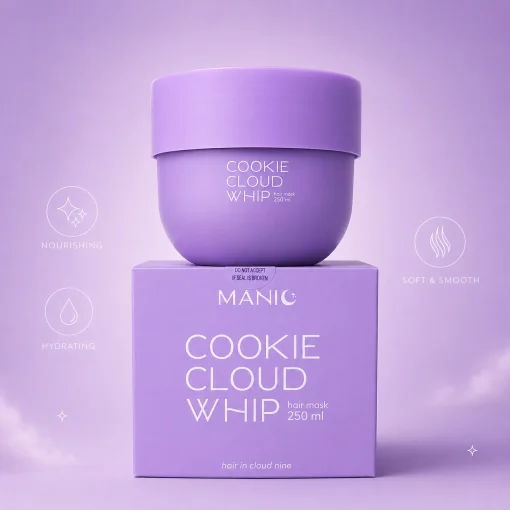 Manic Cookie Cloud Whip Hair Mask 250ml – Soft Cloud Whipped Hair Treatment
